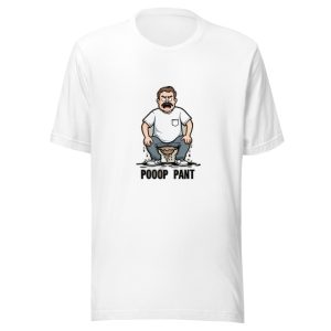 Cartoon Man Pooping Pants
