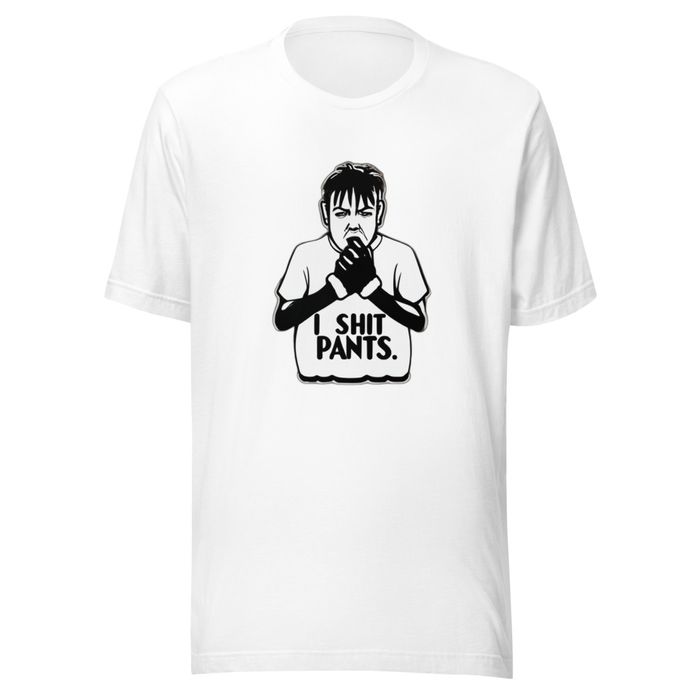 Nervous Man Biting Fists Stencil