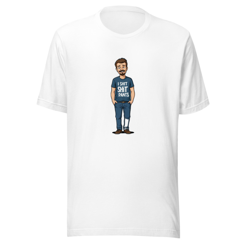 Grinning Bearded Man Hands In Pockets