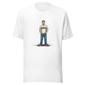 Man With People Re Pooping Shirt Standing In Poop