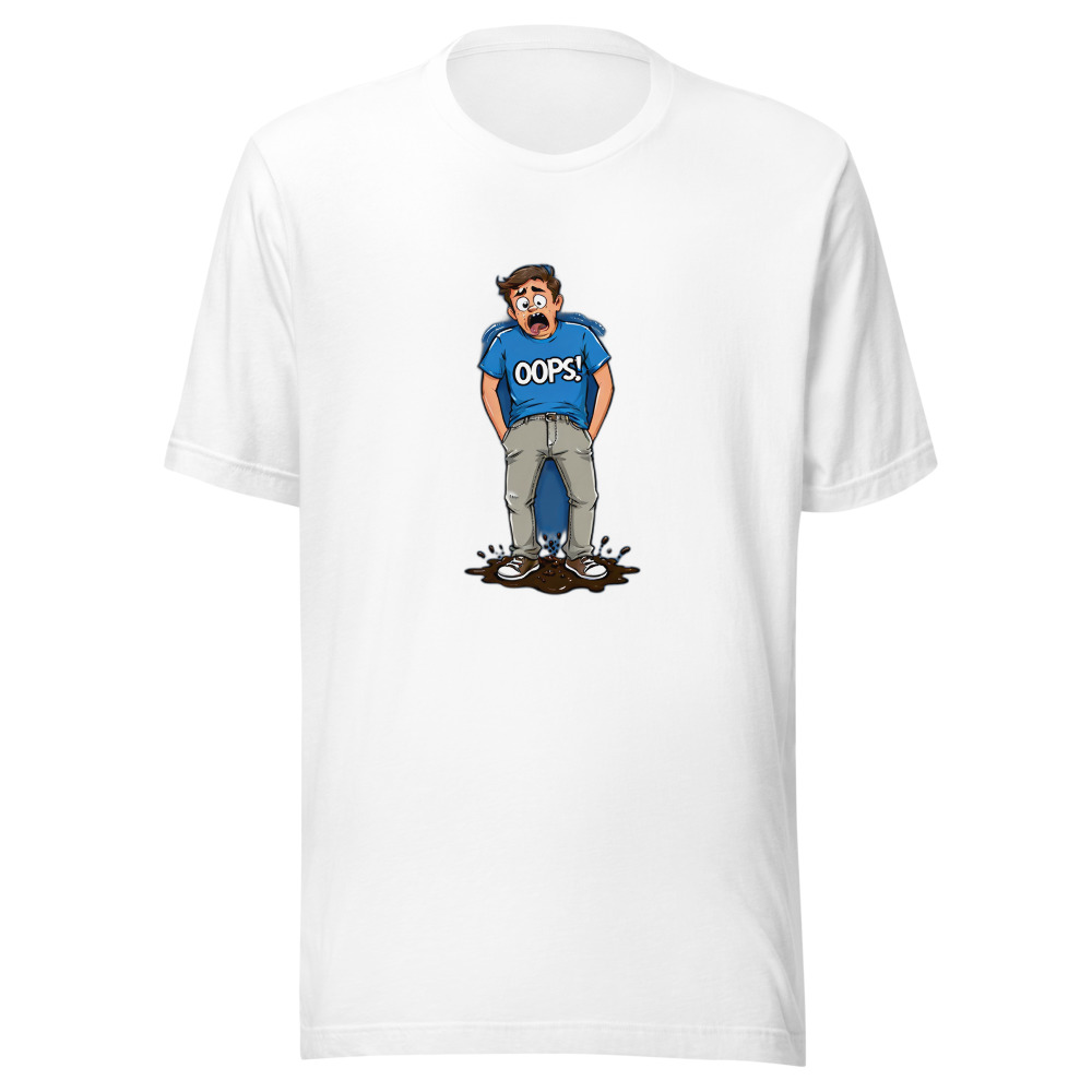 Oops Poop Puddle Man Cartoon