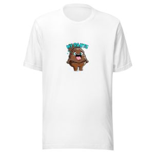 Poop Character My Pants Are Shity Brown Background