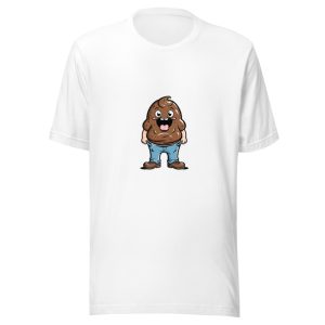 Poop Character Wearing Blue Jeans
