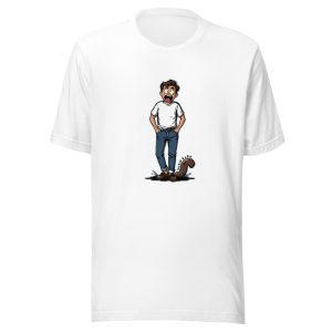 Poop Trail Man Cartoon