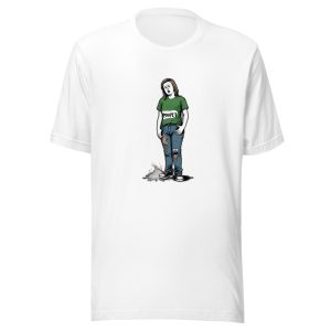 Pooped Woman Cartoon