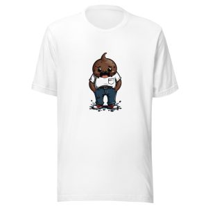 Poophead White Shirt Jeans Character