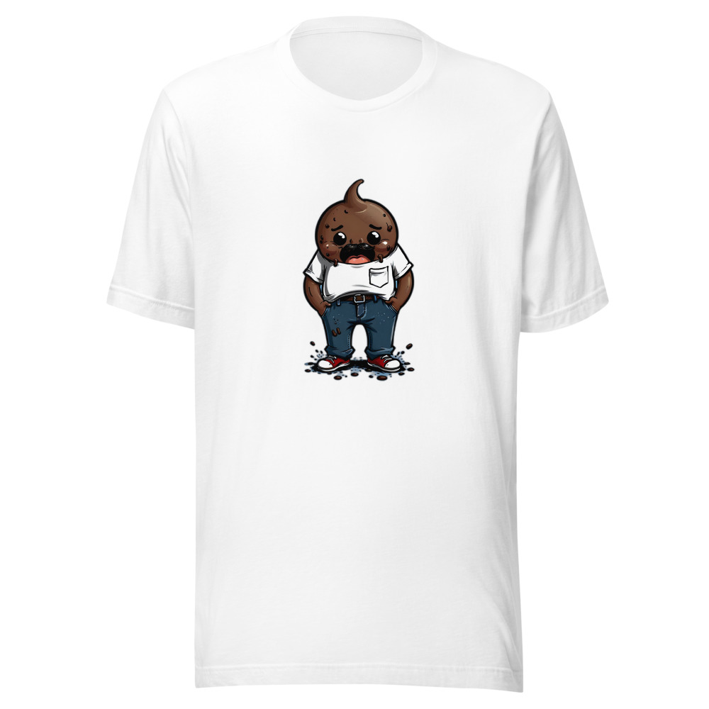 Poophead White Shirt Jeans Character