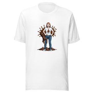 Man With Screaming Poop Mouth Shirt Poop Splash Around Jeans #2