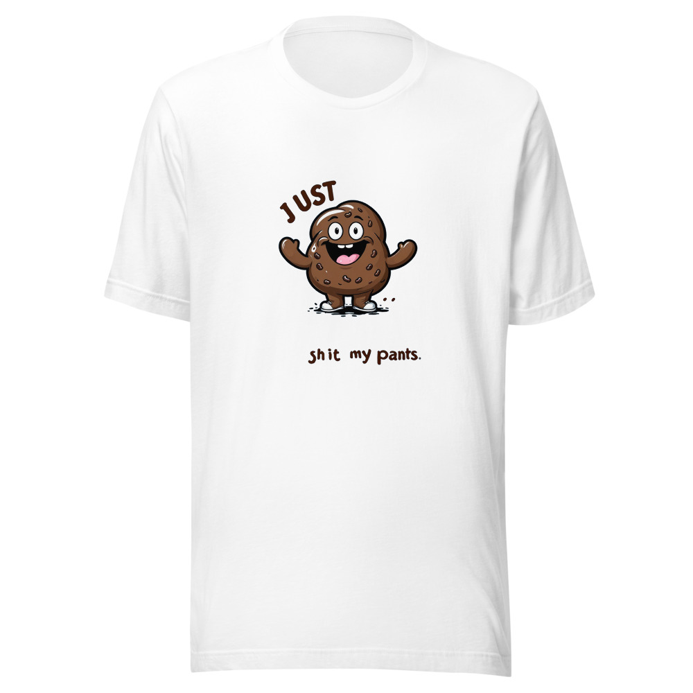 Just Shit My Pants Poop Character Cartoon