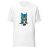 DNF Porta-Potty Finish printed on a white t-shirt