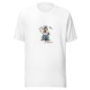 Fool Who Shit His Pants Thumbs Up printed on a white t-shirt